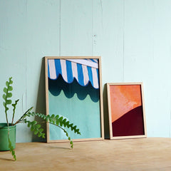 Colourful framed photographs - Renske Versluijs