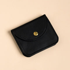 Leather wallet Voyage BIO black - Renske Versluijs