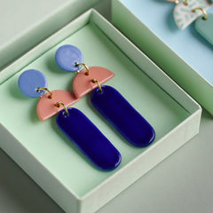 porcelain earrings Fête