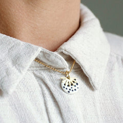 porcelain necklace Bibi dots - Renske Versluijs