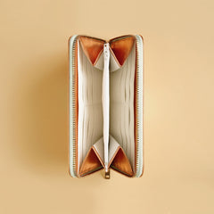 Renske Versluijs - leather wallet copper