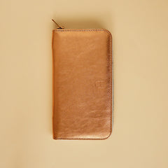 Renske Versluijs - leather wallet copper