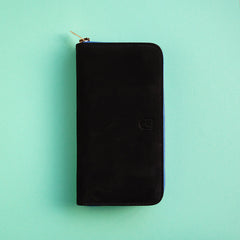 leather wallet BIO black - renske versluijs