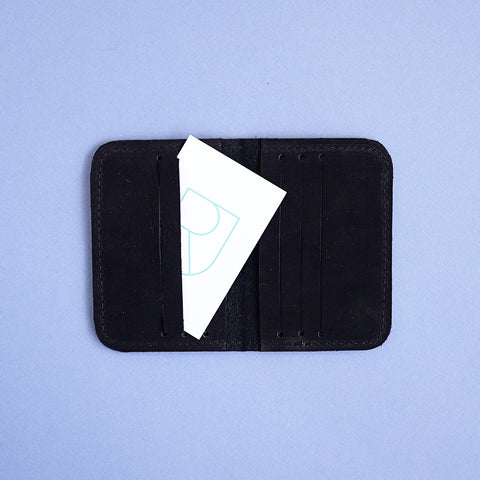 Renske Versluijs - ECO leather card sleeve black