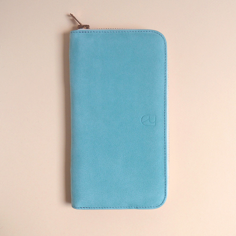Renske Versluijs - leather wallet mint