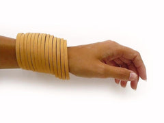 leather bracelet nude - renskeversluijs