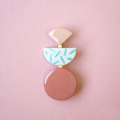 renskeversluijs - porcelain brooch #05