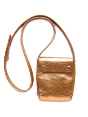 small leather handbag copper - renskeversluijs