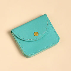 leather wallet Voyage BIO mint - Renske Versluijs