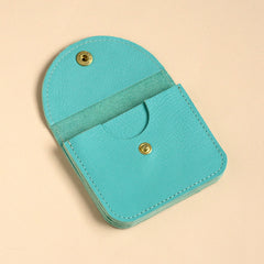leather wallet Voyage BIO mint - Renske Versluijs