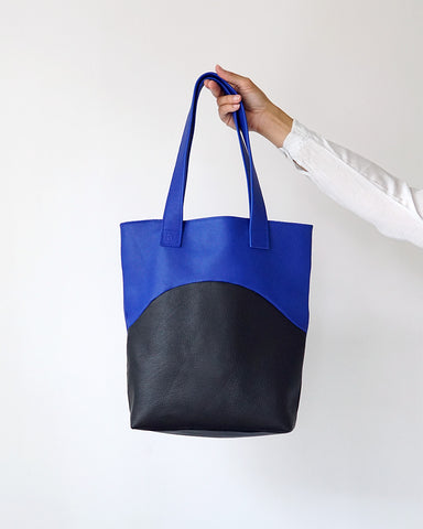 leather shopper Mare - Renske Versluijs
