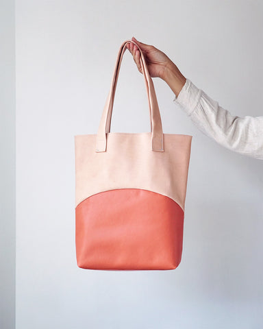 leather shopper Mare - Renske Versluijs