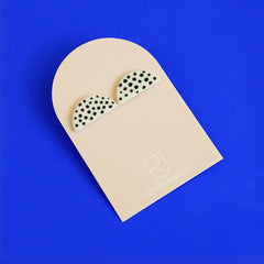 porcelain earrings mezzo dots - renske versluijs