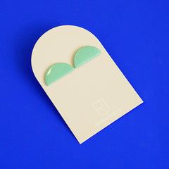 porcelain earrings mezzo mint - renske versluijs