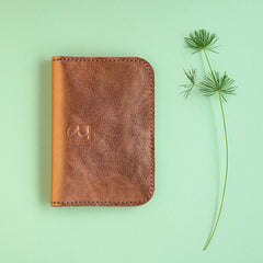 Renske Versluijs - leather card sleeve copper