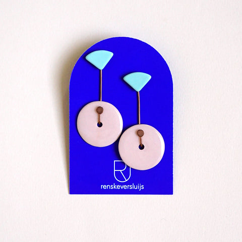 porcelain earrings Fête - Renske Versluijs