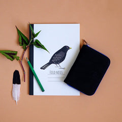 small vegetable tanned leather wallet black - Renske Versluijs