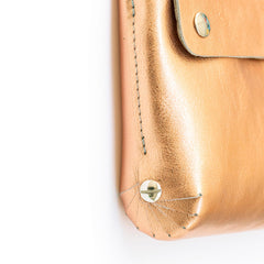 leather handbag copper - Renske Versluijs