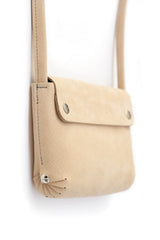 leather handbag nude - Renske Versluijs