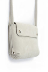 leather handbag sand - renskeversluijs