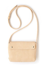 leather handbag nude - Renske Versluijs