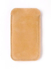 leather Iphone sleeve nude - Renske Versluijs