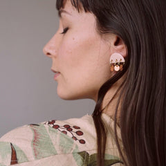 porcelain earrings Neve - Renske Versluijs