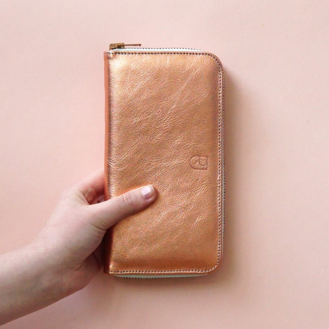renskeversluijs - leather wallet copper