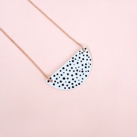 porcelain necklace maud dots - Renske Versluijs