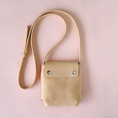 small leather handbag nude - Renske Versluijs