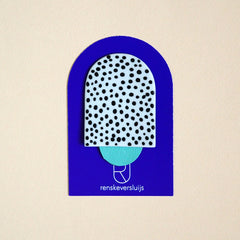 brooch gelato dots-mint - Renske Versluijs